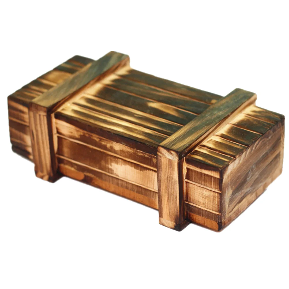 

Wooden Puzzle Box Difficult Box Secret Compartment Brain Teaser Box Game Box for Adults Kids