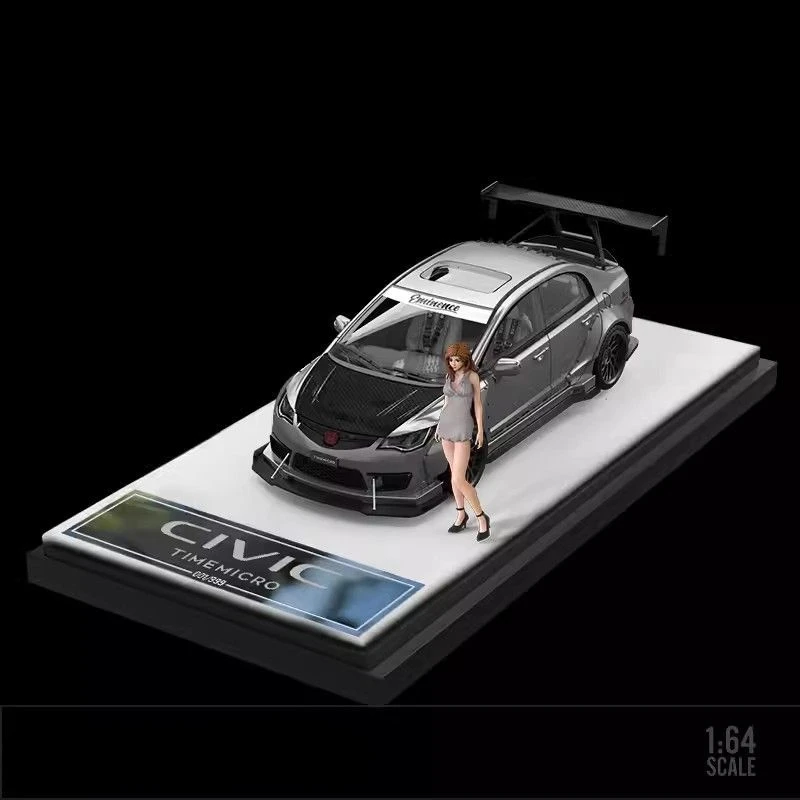 Платформа 1. | Время TM1:64 Honda Civic Изменение взрыва Сплошное цветное покрытие