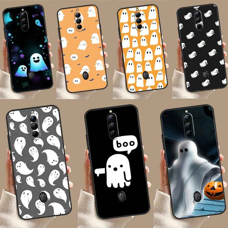 Милый чехол на Хэллоуин с призраком для ZTE Nubia Red Magic 9 Pro Plus 8 8S RedMagic 6 7 6S 7S