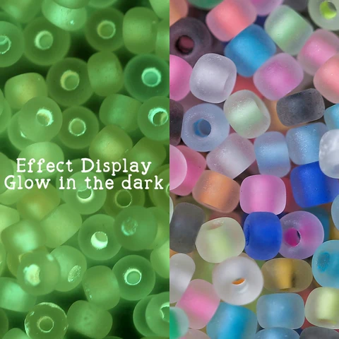 Светящиеся стеклянные бусины YouYoungDifferent 3 мм 600 шт
