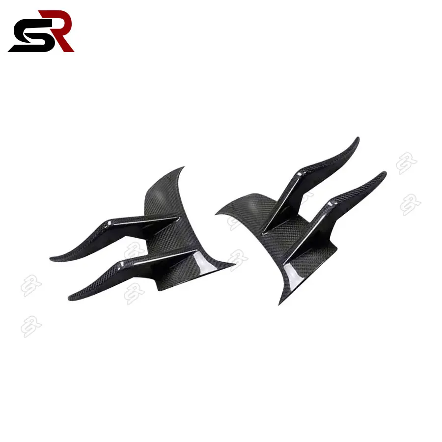 Для Mercedes-Benz AMG GT-R 2016-2019 передний бампер из углеродного волокна вентиляционные