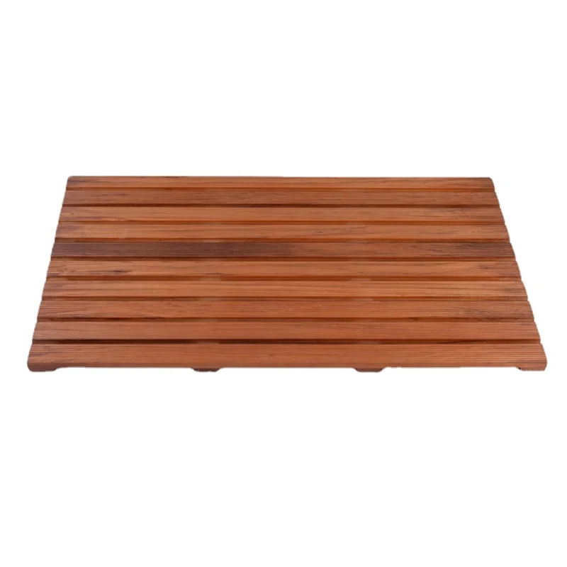 

Teak wood products decorative bathroom practical non-slip mat
