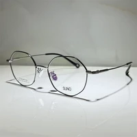 suno bk113 optical eyeglasses for unisex retro style anti blue light lens plate oval full frame with box
