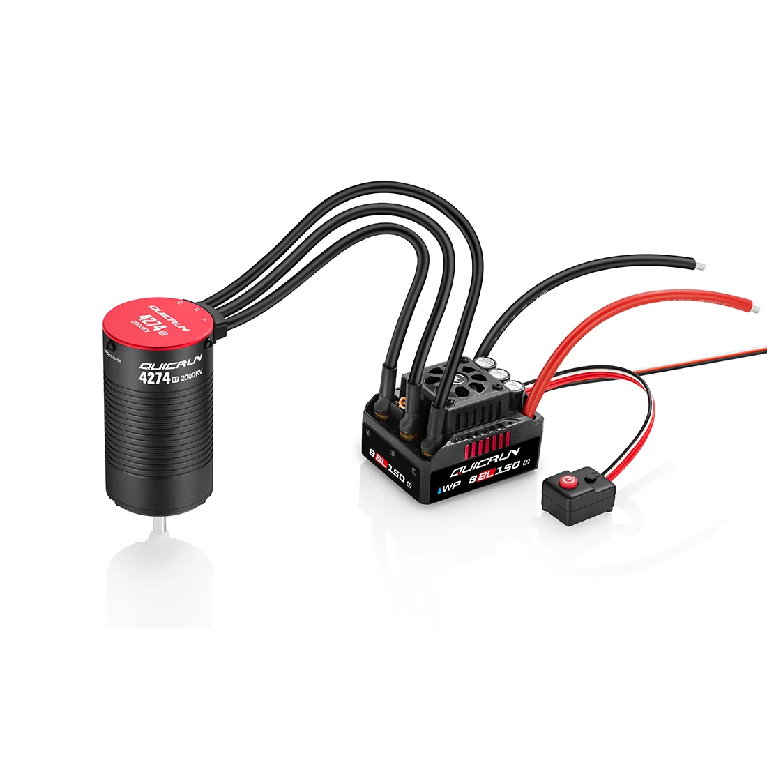 

Hobbywing QuicRun 150A G2 ESC and 4274/4268 brushless motor for 1:8 RC remote control upgrade accessories