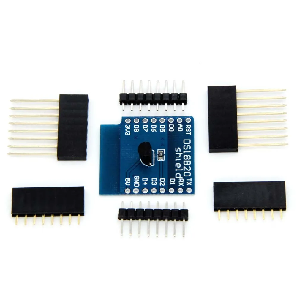 

DS18B20 Temperature Sensor Module Temperature Measurement Module FOR D1 mini WIFI Expansion Board Learning Board