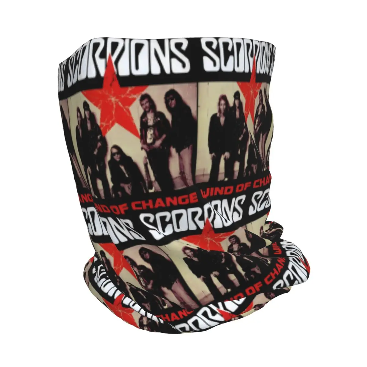 Фото Шарф-бандана Scorpions Band Rock, теплый велосипедный шарф, шапка-бини для мужчин и женщин, для взрослых, на все сезоны №2