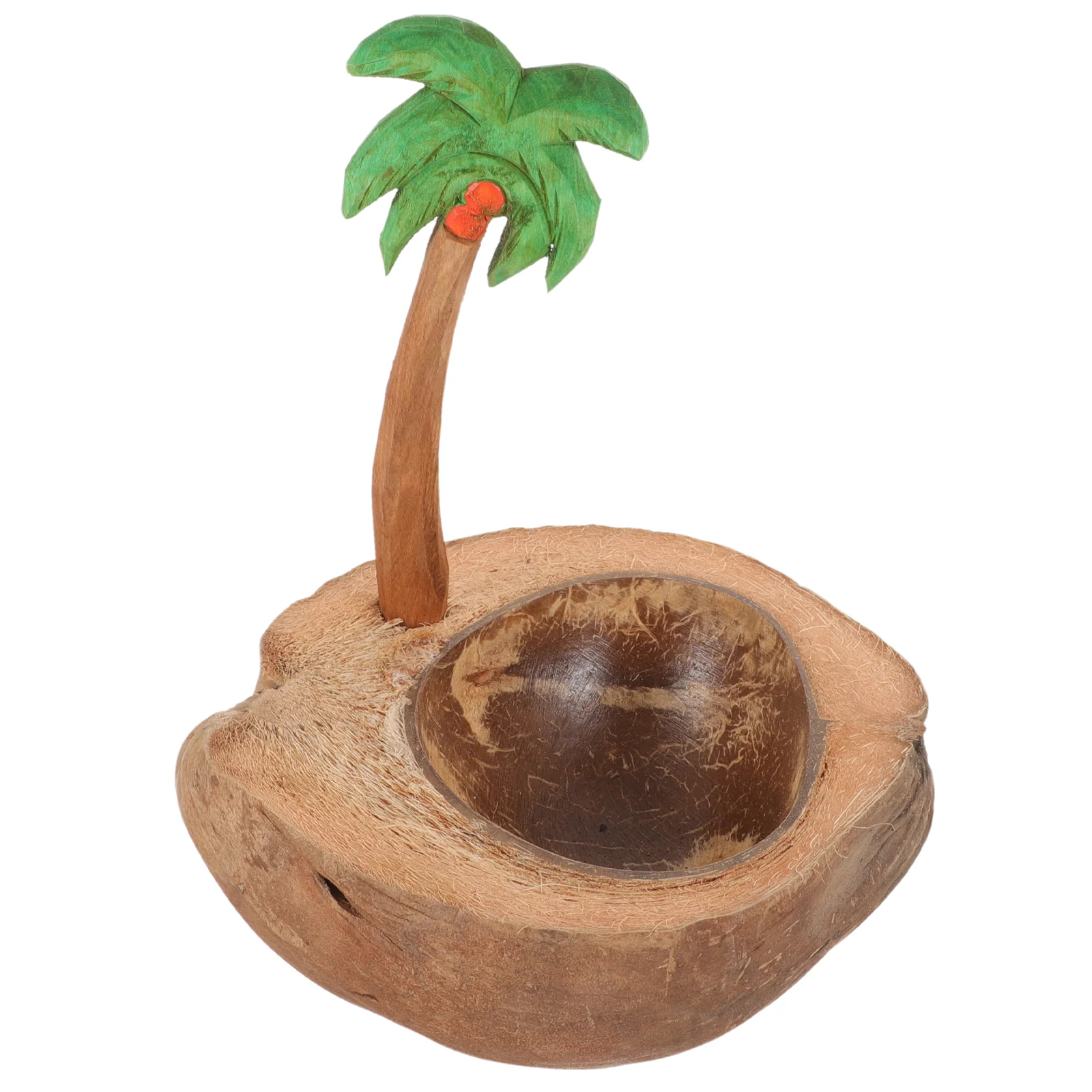 

Coconut Shell Holder Candlestick Holder Taper Portable Holder Table Centerpiece