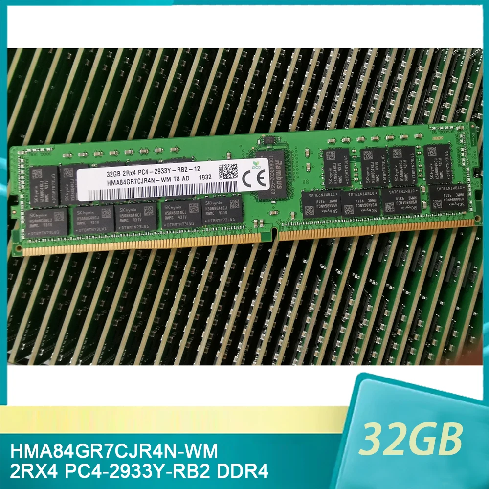 

1 шт. для SK Hynix RAM HMA84GR7CJR4N-WM 32G 32GB 2RX4 PC4-2933Y-RB2 DDR4 Memory 2933 DDR4