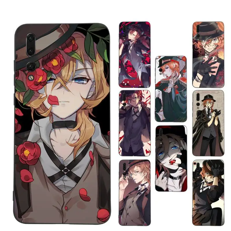 

Bungou Stray Dogs Nakahara Chuuya Phone Case Soft Silicone Case For Huawei P 30lite p30 20pro p40lite P30 Capa