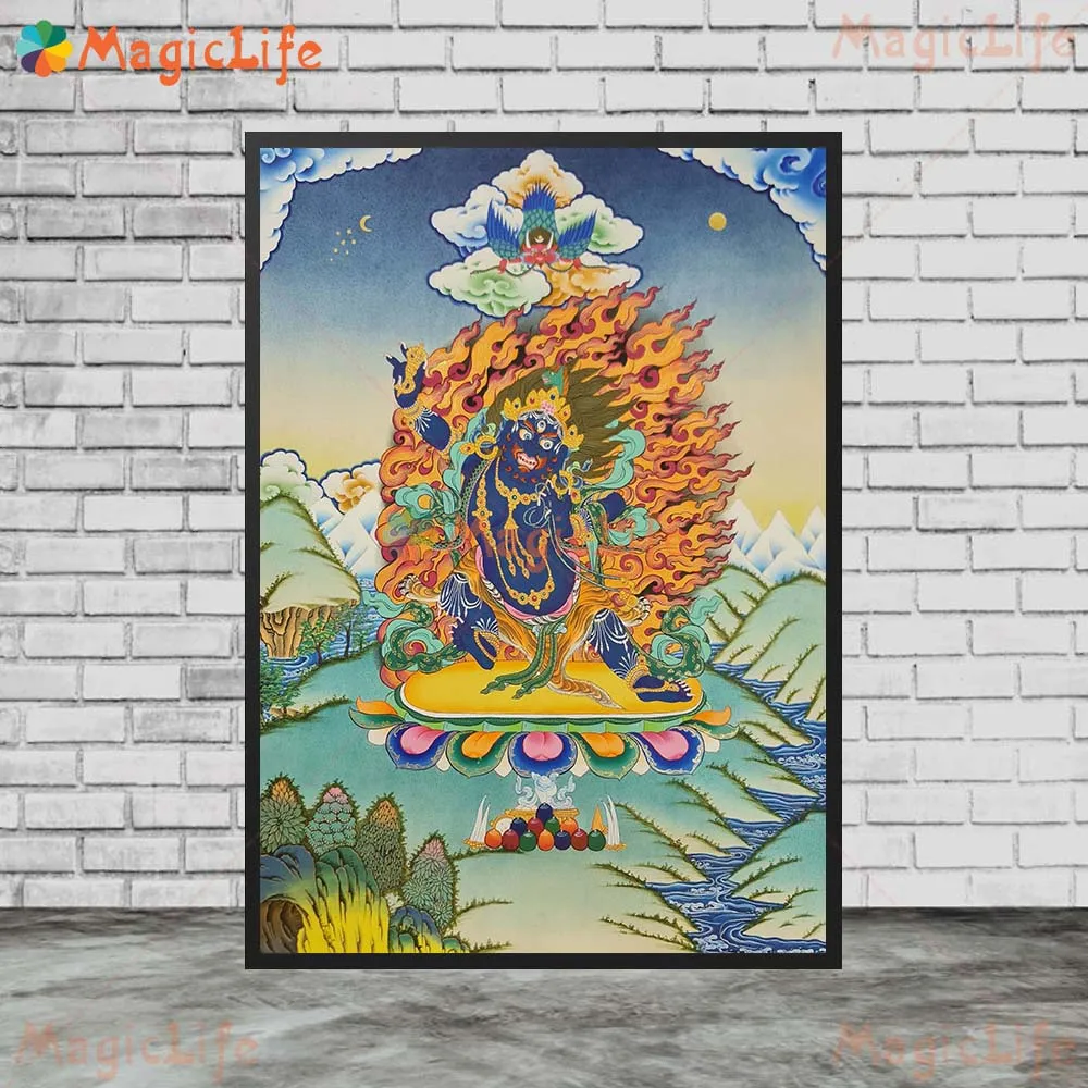 

Thangka Hinduism Буддизм Будда Бодхисаттва религия настенные картины для гостиной постер настенное Искусство Холст Картина без рамки