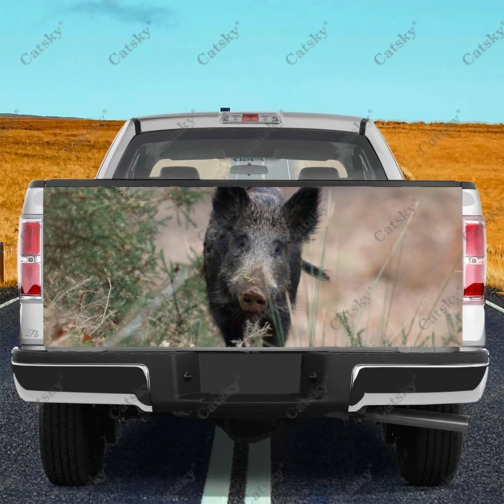 

wild boar animal Car stickers truck rear tail modification painting suitable for truck pain car packaging accessories decals