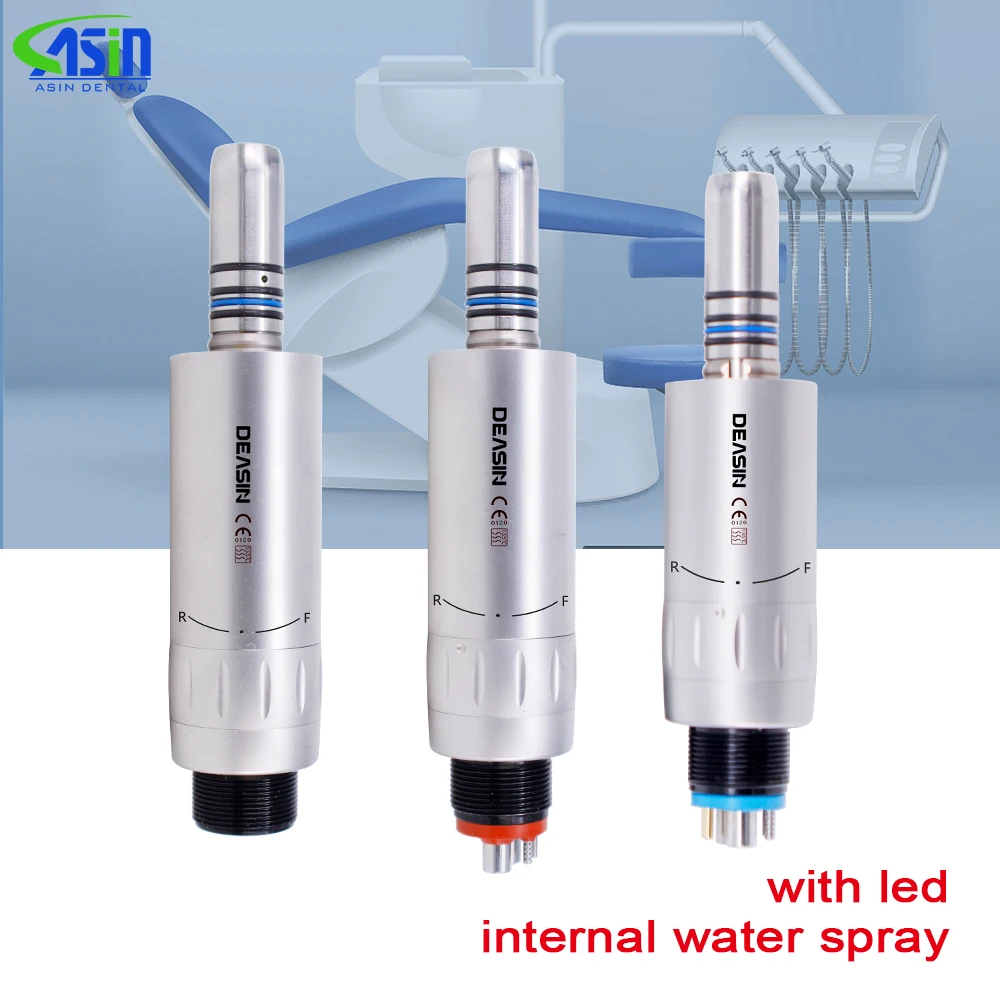 Stainless Steel Internal Water Spray 2/4/6 Holes Asin E-type Led Generator Low Speed Air Motor