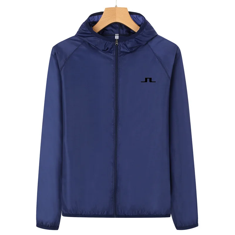 Men's Ultra-Light Windbreaker Jackets Golf Quick Dry Skin Coat Sunscreen Waterproof UV Women Thin Wear Couple J Lindberg S-4XL