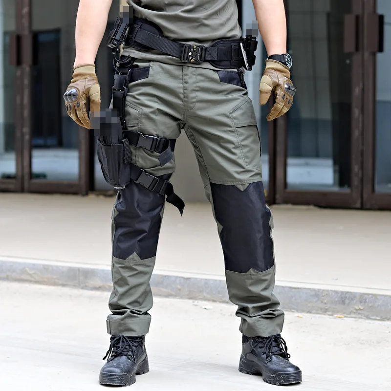 

New Ix6 Raider Tactical Pants Men's Summer Overalls Outdoor Multi-Pocket Trousers Tear-Resistant Camouflage Pants Loose Spring a