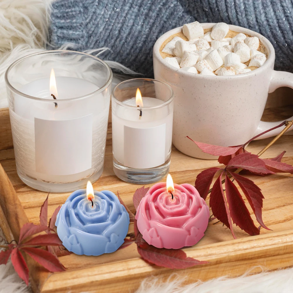 Силиконовая форма для торта с 6 отверстиями цветком розы мороженого шоколада