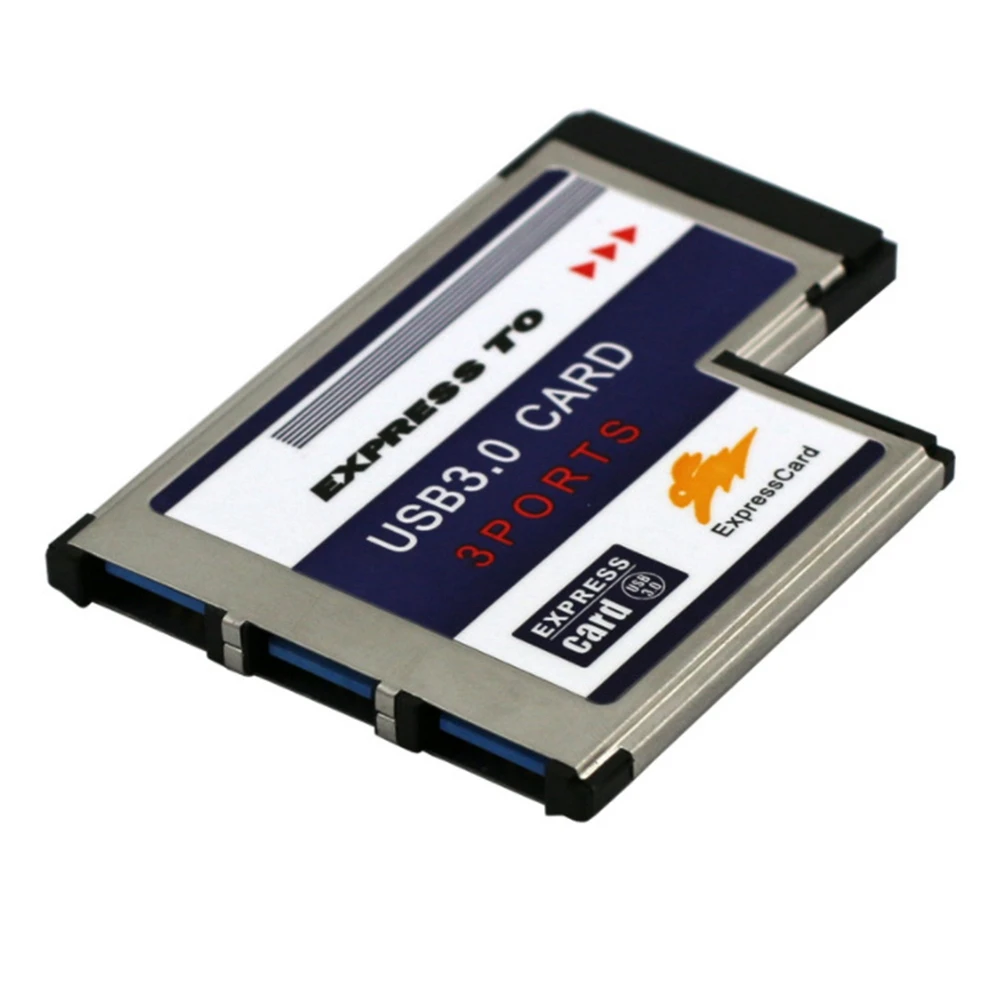 USB 3.0 Express Card 3-портовая карта расширения 34/54 мм адаптер-конвертер USB3.0 в Expresscard для