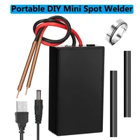 portable diy mini spot welder handheld energy storage 18650 spot welding machine lithium battery welding tool 6 speed adjustable