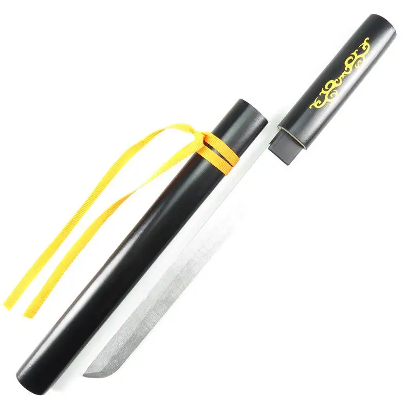 55cm Wooden Short Knife Sword Mini Weapon Cosplay Anime Katana Samurai Ninja Performance Props Toys For Kids Teens Gift |