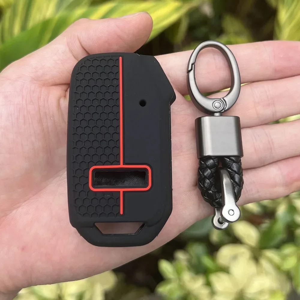 

Силиконовый чехол для автомобильного ключа KIA Carnival Sportage Niro Seltos Soul Sorento Proceed Cerato K3 GT-Line K5, резиновая крышка с дистанционным управлением