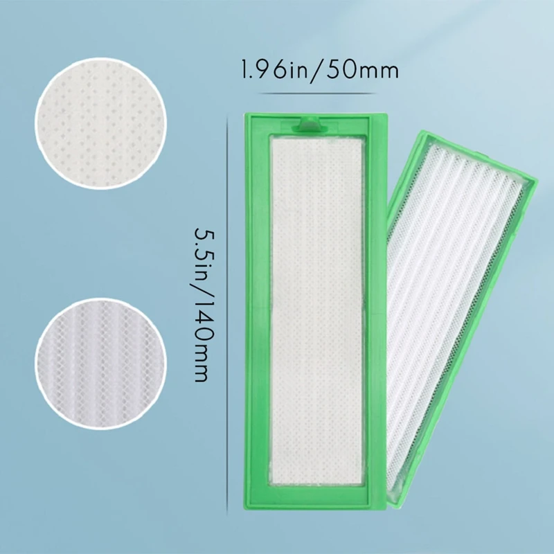 Robot Sweeper Accessory Side Brush Hepa Filter Replacement Kit for Vorwerk VR200 | Vacuum Cleaners