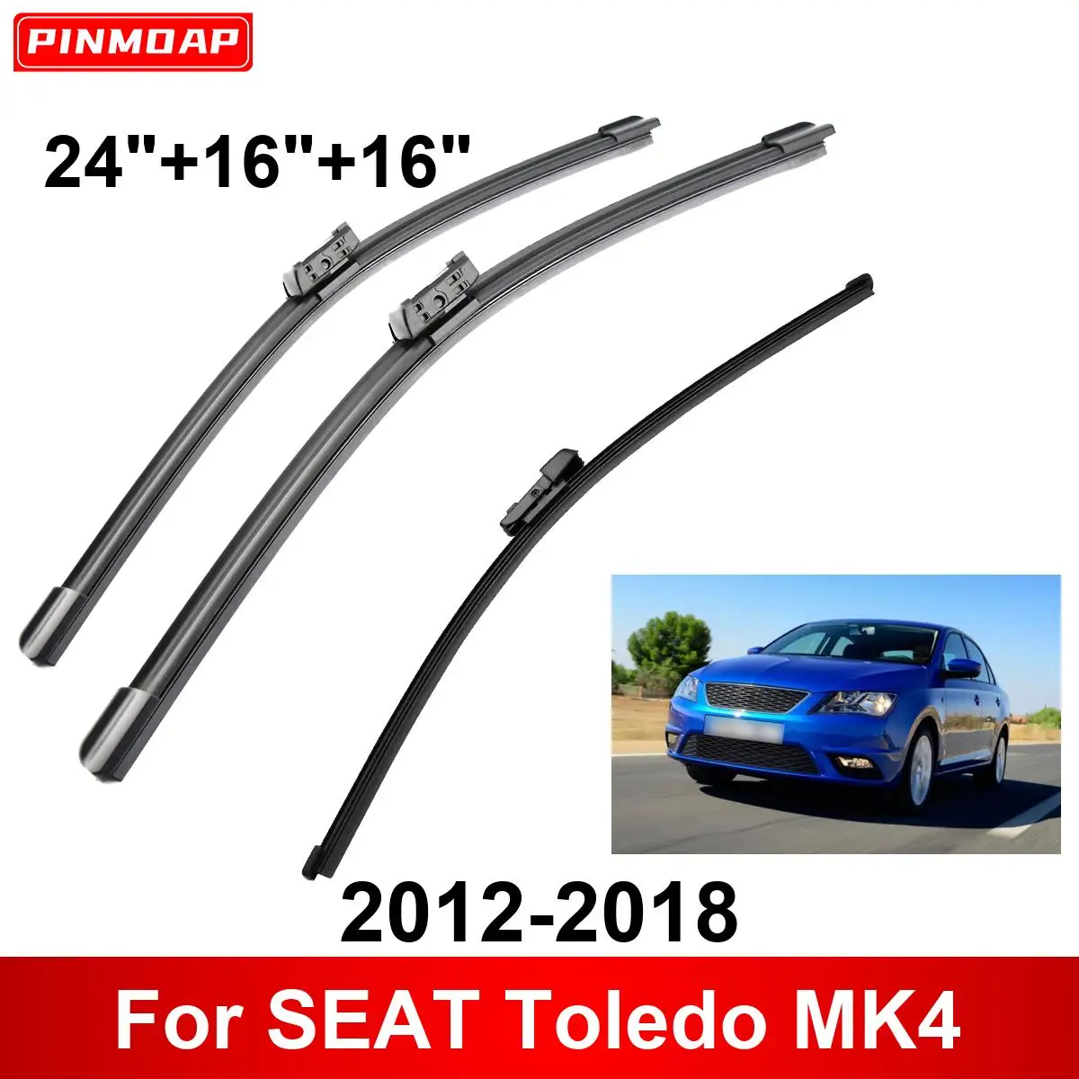 Щетки стеклоочистителя для сиденья Toledo MK4 2012-2018 3 шт.