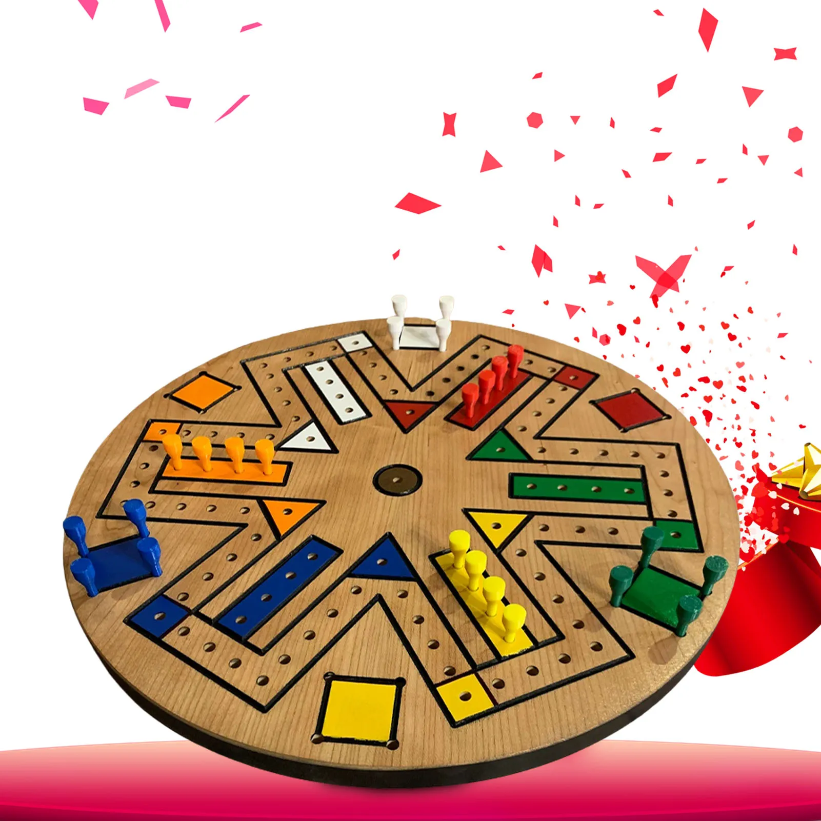 

Fast Track Game Night Double Sided Painted Wooden Fast Track Board Game Sided Painted Wooden Fast Track Board Game For 3-6