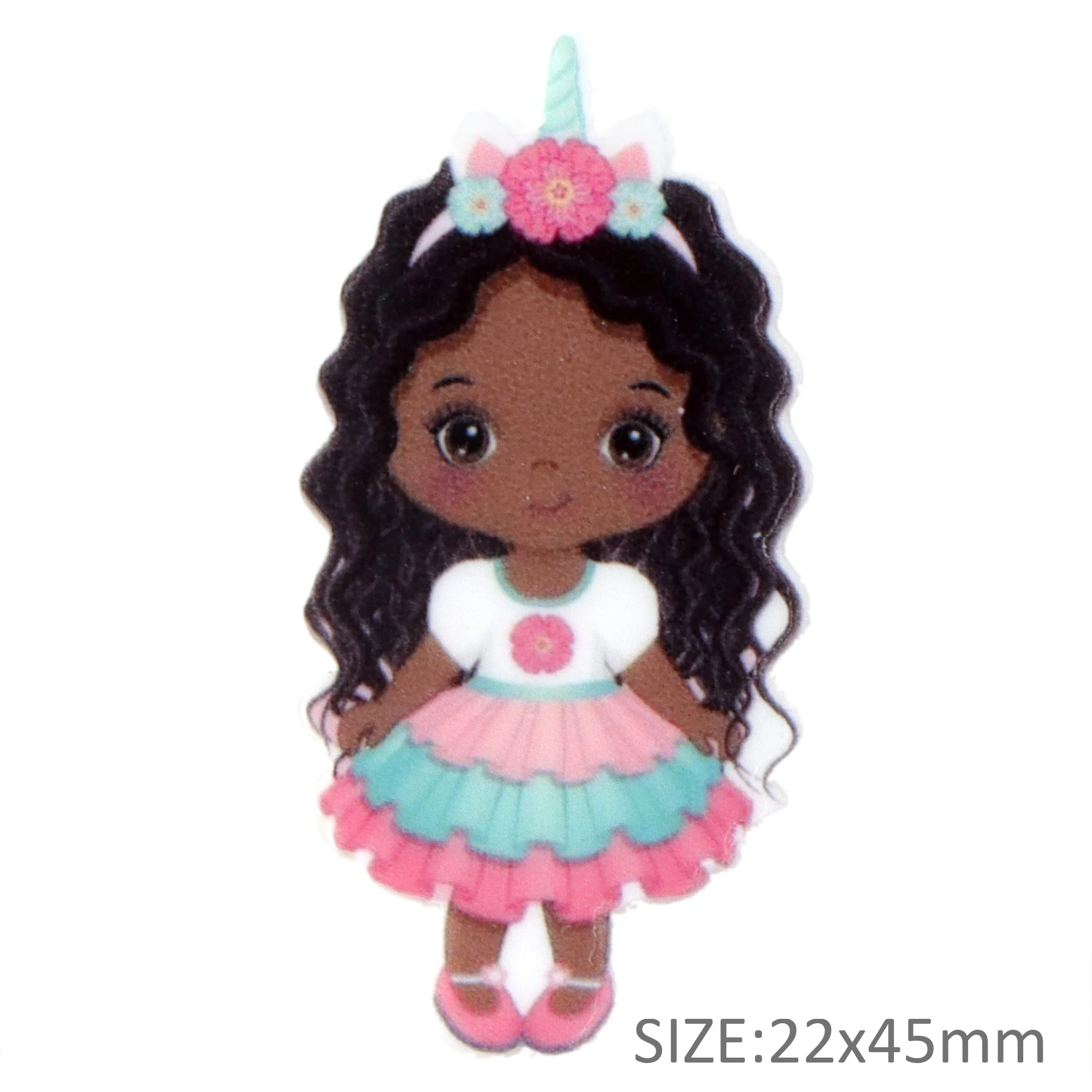 10 шт./лот мультяшная игрушка единорог Кролик Девочка акриловая принцесса с