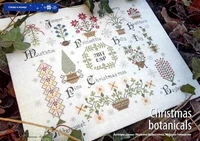 diy embroidery cross stitch kits craft needlework set unprinted canvas cotton puzzle christmas botanical garden 51 44
