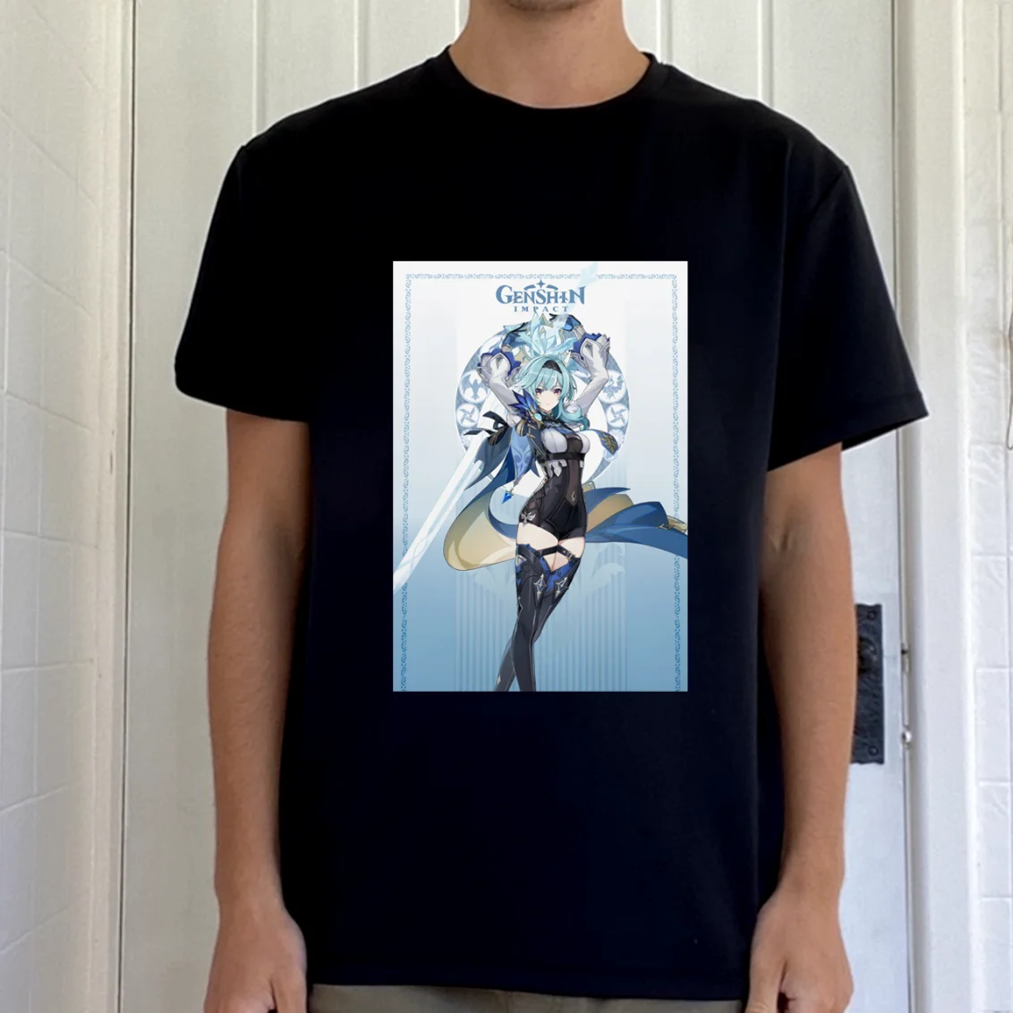 

Genshin Impact Eula Classic Black T-Shirt