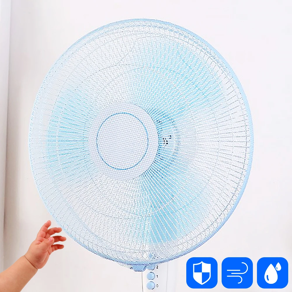 

Mesh Fan Cover Thin Mesh Fan Guard Full-inclusive Dust Cover Baby Children Fingers Protector Safety Mesh Nets Stand Fan Cover