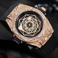 high quality gypsophila mens watches luxury with full diamond steel quartz watch business luminous waterproof aaa jewelry clocks