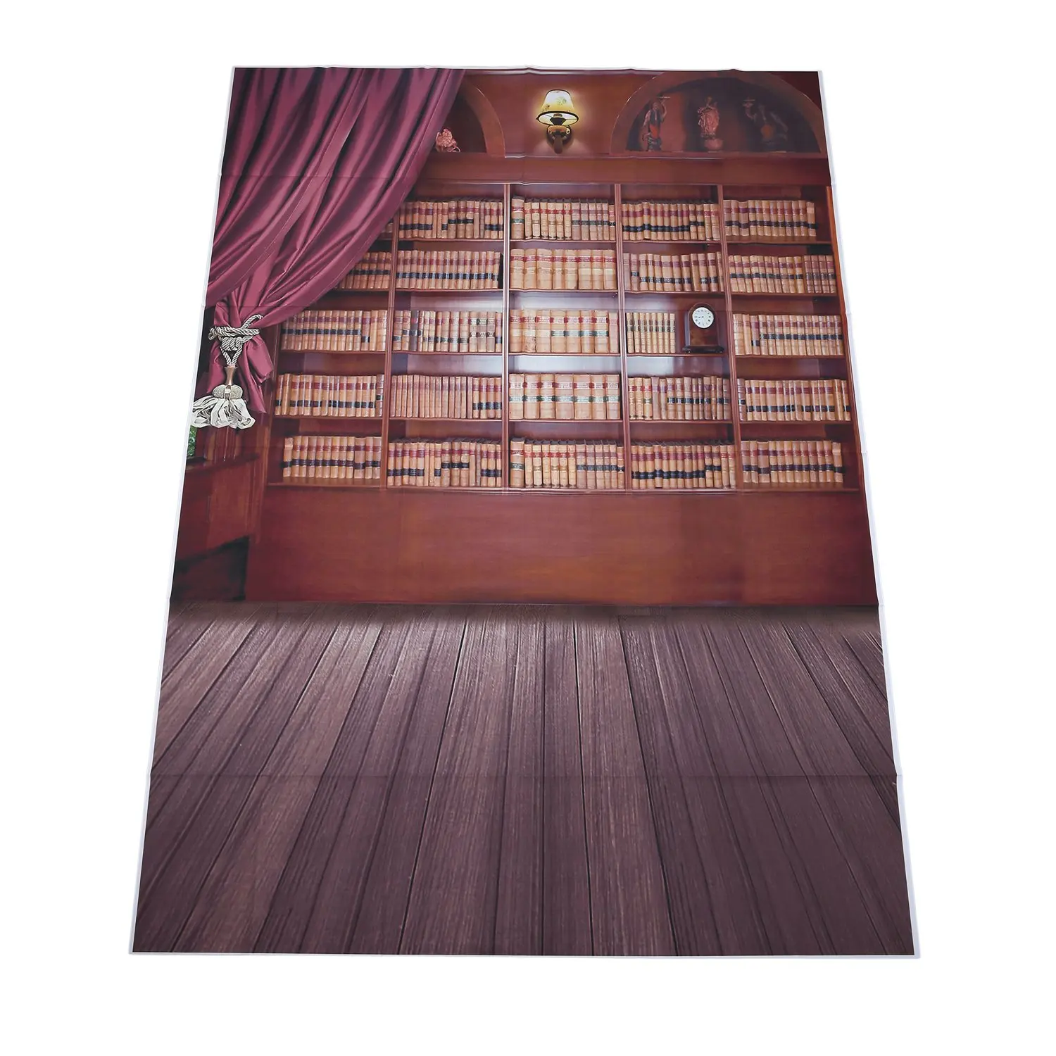 

Винтажный фон для фотосъемки с изображением библиотеки книг деревянного пола реквизит для фотостудии 5x7 футов