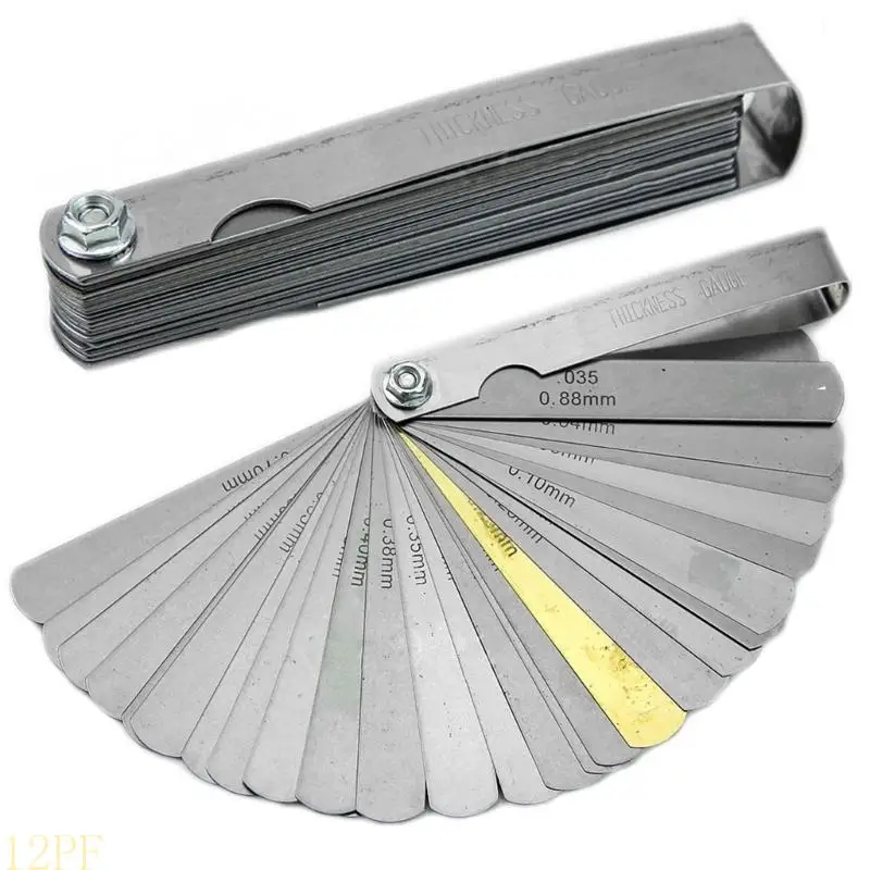Фото 12PF 32 Blade Imp/Mertic + латунный щуп для лезвия, набор для настройки толщины, новый №5
