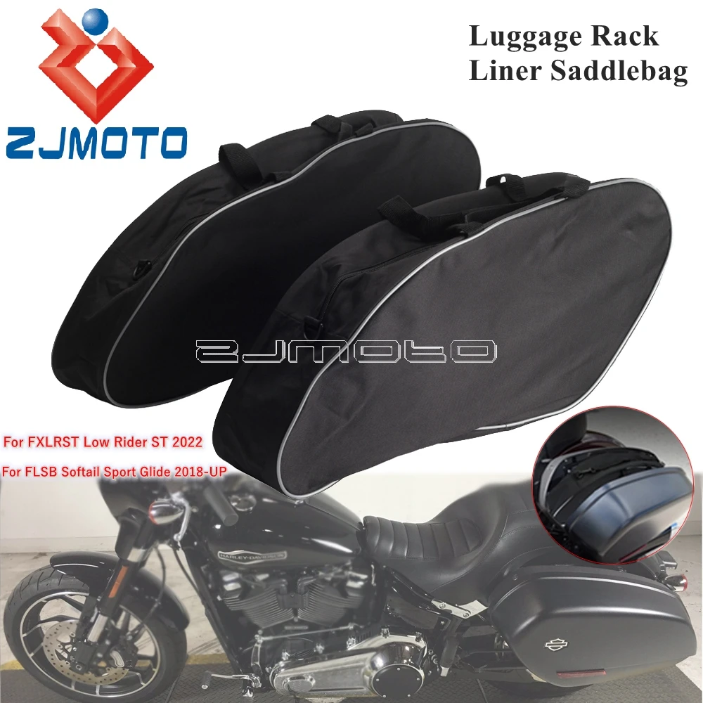 

Подкладка для багажника для мотоцикла, сумка-Седло для Harley FLSB Softail Sport Glide 18 + FXLRST Low Rider ST 22
