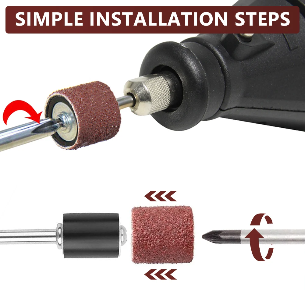 Набор шлифовальных барабанов 80-384 Грит 600 шт.