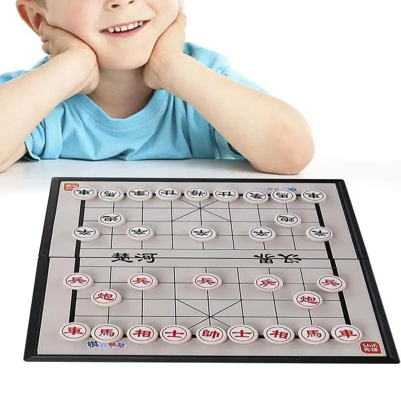 

Magnetic Chess Set Portable Party Game Folding Chess Board Educational Toys Chess Board Toy, Chess Educational Gift Toys