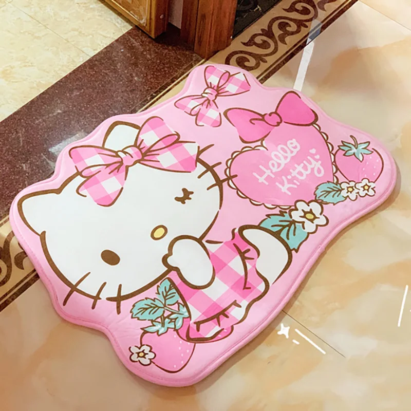 

Милый декоративный коврик Sanrio для комнаты Cinnamoroll Kuromi My Melody мультяшный коврик аниме Противоскользящий коврик для ванной Подножка для входа в...