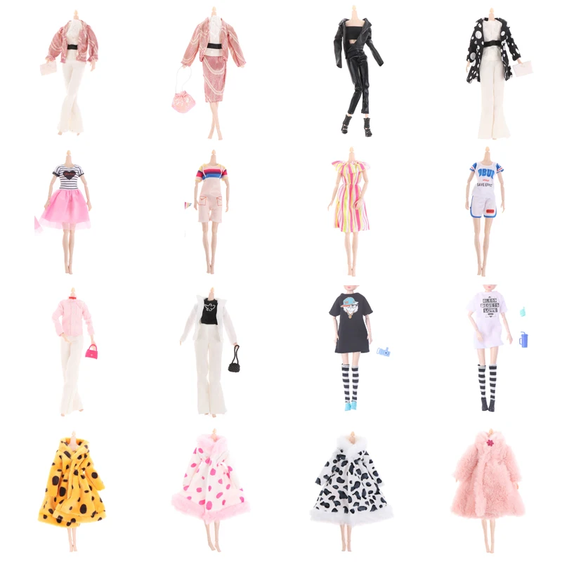 

1set Doll Clothes Dress Doll Suit Jacket Pants Doll Girls And New Born Baby Item,Generation Baby Girl's Toy Gift Random Sent
