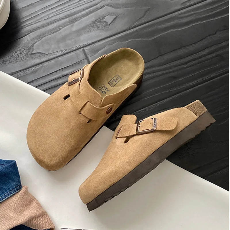 

High Quality Women's Slippers Mules Platforms Sandals Casual Home Beach Luxury Flats Comfortable Elegant Shoes with Medium Heels