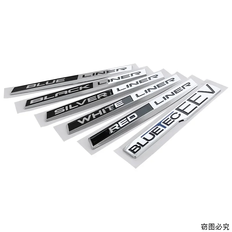 Боковая наклейка на задний багажник для Mercedes Benz BLUETEC EEV красный синий черный белый