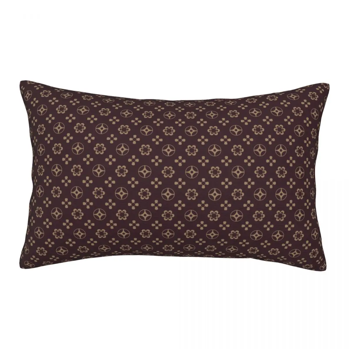 

Classic Pattern Pillowcase Polyester Plush Printed Zip Decor Throw Pillow Case Home Cushion Cover Sofa Bedroom Office