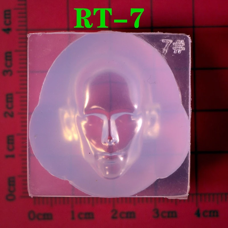 

Q81D 3D Doll Human Face UV Crystal Epoxy Resin Mold Aroma Wax Plaster Candle Soap Making Silicone Mould Polymer Clay Mold