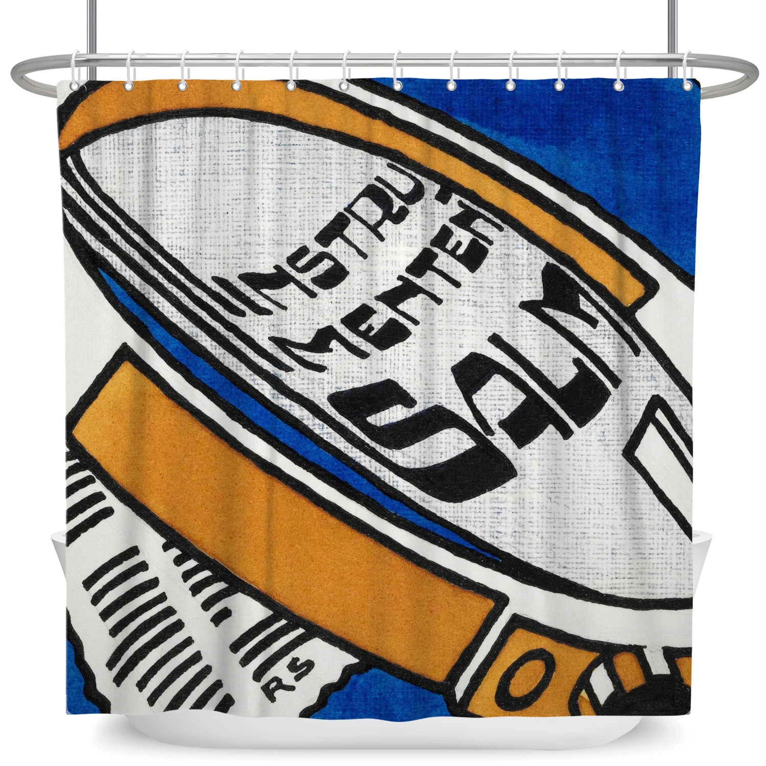 

Abstract Shower Curtains For Bathroom With Hooks Waterproof Polyester Bathroom Curtain Home Curtains Bathroom Accessories