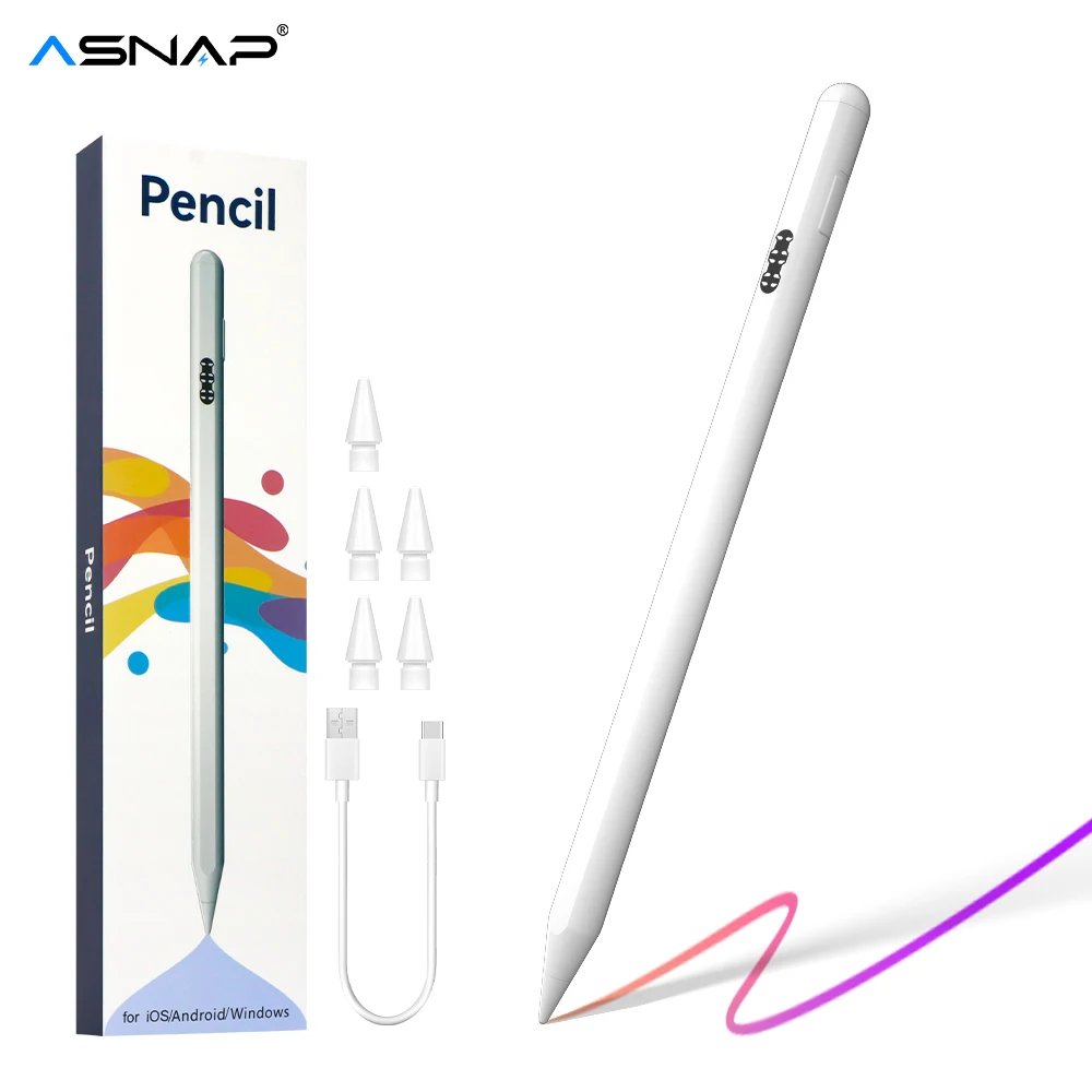 Универсальный стилус Asnap для Android iPhone планшета сенсорная ручка цифровой дисплей