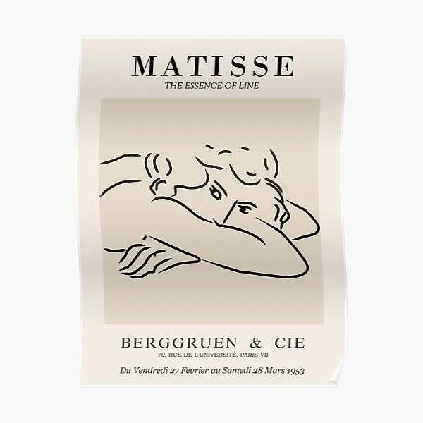 

Henri Matisse Line Drawing Of Woman Poster Painting Vintage Art Picture Print Wall Decor Funny Room Decoration Mural No Frame