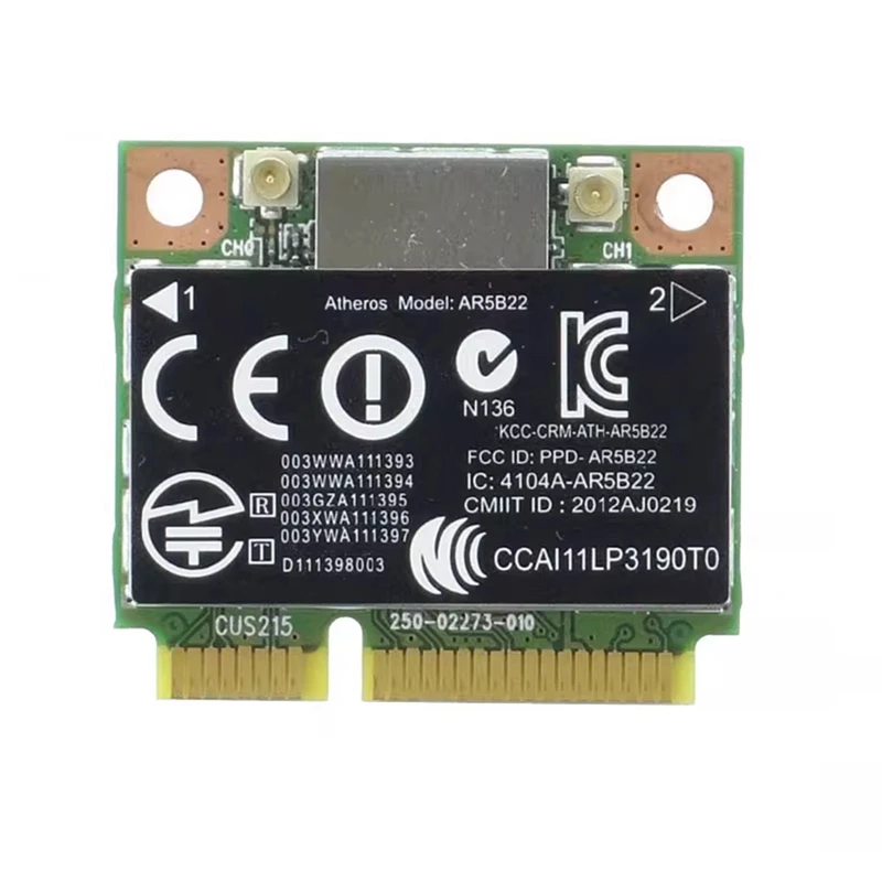 Wi-Fi-карта AR5B22 802.11A/B/G/N PCI-E WLAN 2 4G/5 ГГц 4 0 Wi-Fi беспроводная сетевая карта Bluetooth4.0