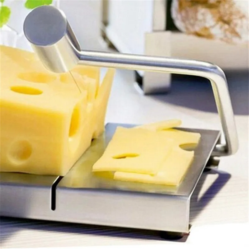 

Kitchen Cooking Bake Tool Kitchen Accessories Cheese Slicer Butter Cutter Knife Board Stainless Steel Wire Making Dessert Blade