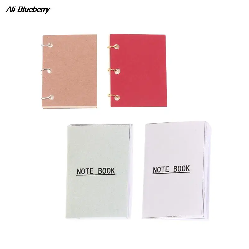 1pc Dollhouse Vintage Miniature Book Model Notebook Doll Hou