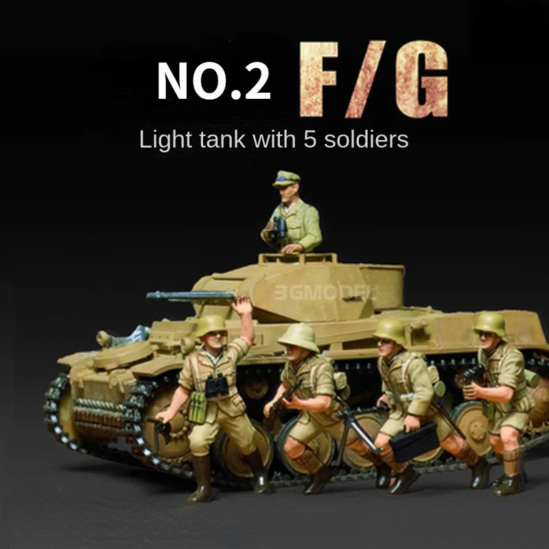 

NX 1/35 No. 2 Light Tank Attached Man Model Resin Model Kit Resin Military Model Model