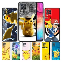 Pikachu The Baby Cartoon For OPPO GT Master Find X5 X3 Realme 9 8 6 C3 C21Y Pro Lite A53S A5 A9 2020 Black Phone Case Cover Capa